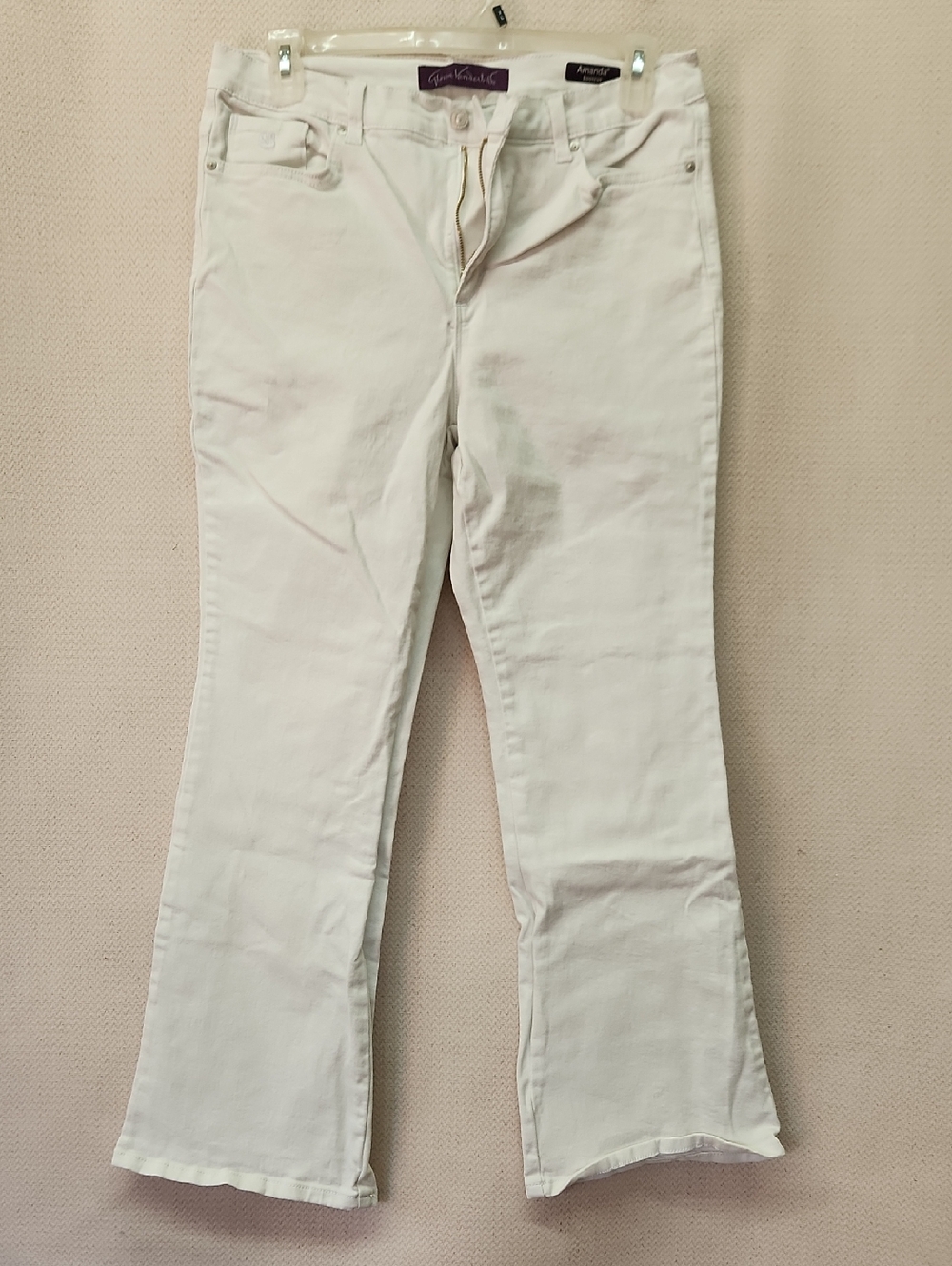Gloria Vanderbilt Women’s Boot Cut Jeans in Off-White